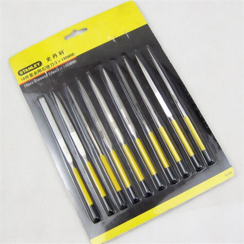 STANLEY/史丹利 10件套金刚石锉刀(3x140mm) 22-322-23