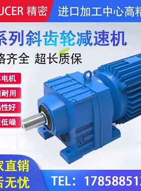 斜齿轮减速机RF/R37R47R57R67R77R87R97R107R137R147变速器齿轮箱