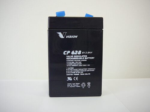 全新VISION CP628 6V2.8AH医疗设备 应急电源 电子秤用蓄电池免邮