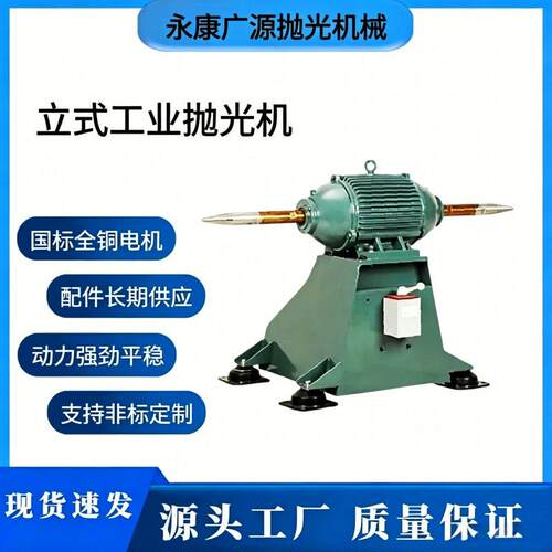 永康广源Y12S1-2双工位抛光机防震工业不锈钢金属打磨去毛刺打磨