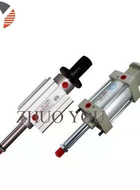 数控钻气缸QGY(EB) 80X80-50 排钻水平可调行程气缸 木工机械配件
