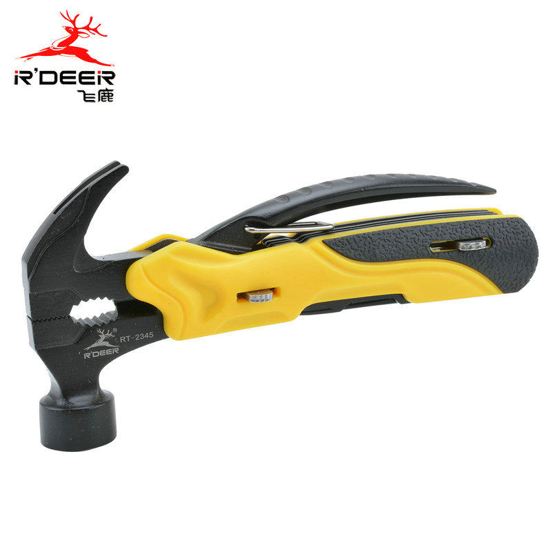 飞鹿多功能野营工具 多用途钳子刀具锤锯子起子 多功能钳RT-2345