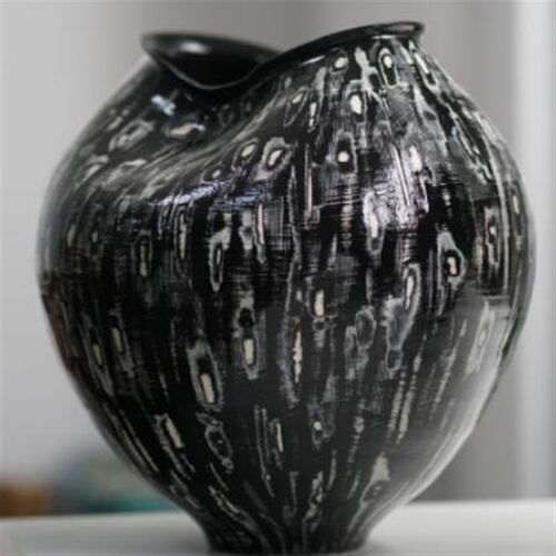 宋代美学中古手工陶瓷花瓶花器样板房J售楼部博古架客厅餐桌玄关