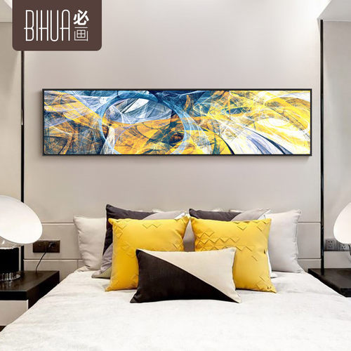 现代简约卧室装饰画o床头画客厅挂画沙发背景墙画酒店温馨抽象壁