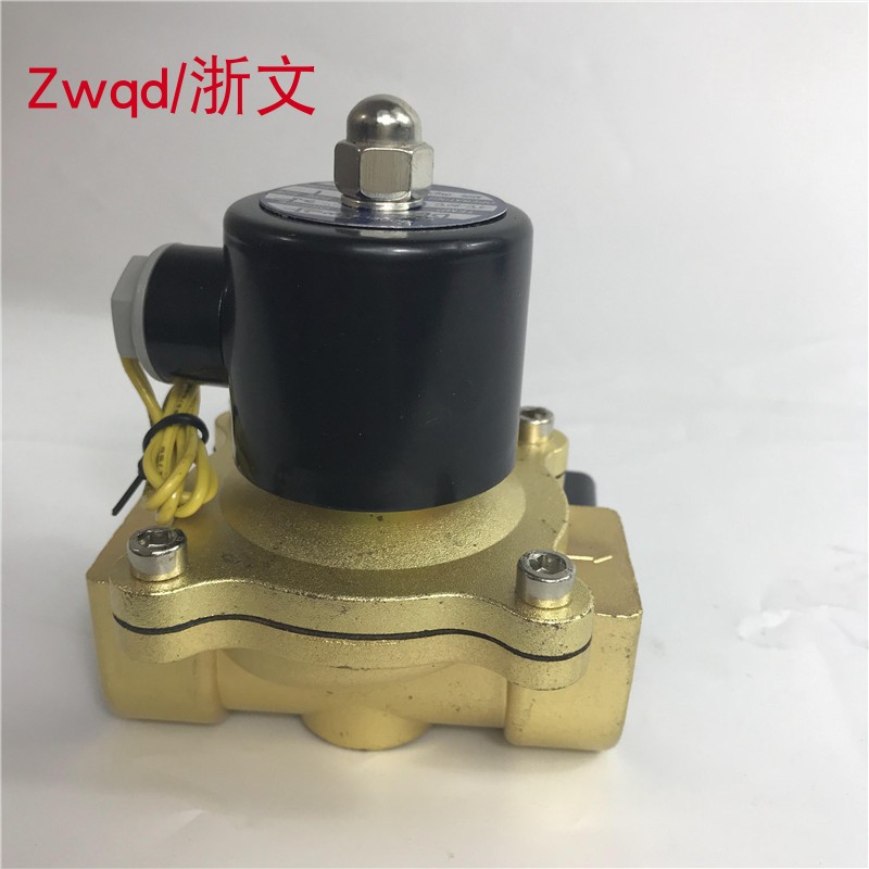 G1寸电磁阀2W250-25疏水阀常闭UW-25两通常温水阀气阀DN25