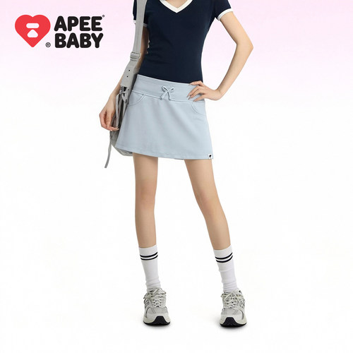 APEE多巴胺甜美修身半身裙