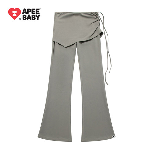 BAPE SS26 APEE by A BATHING APE微喇修身百搭甜美休闲喇叭长裤