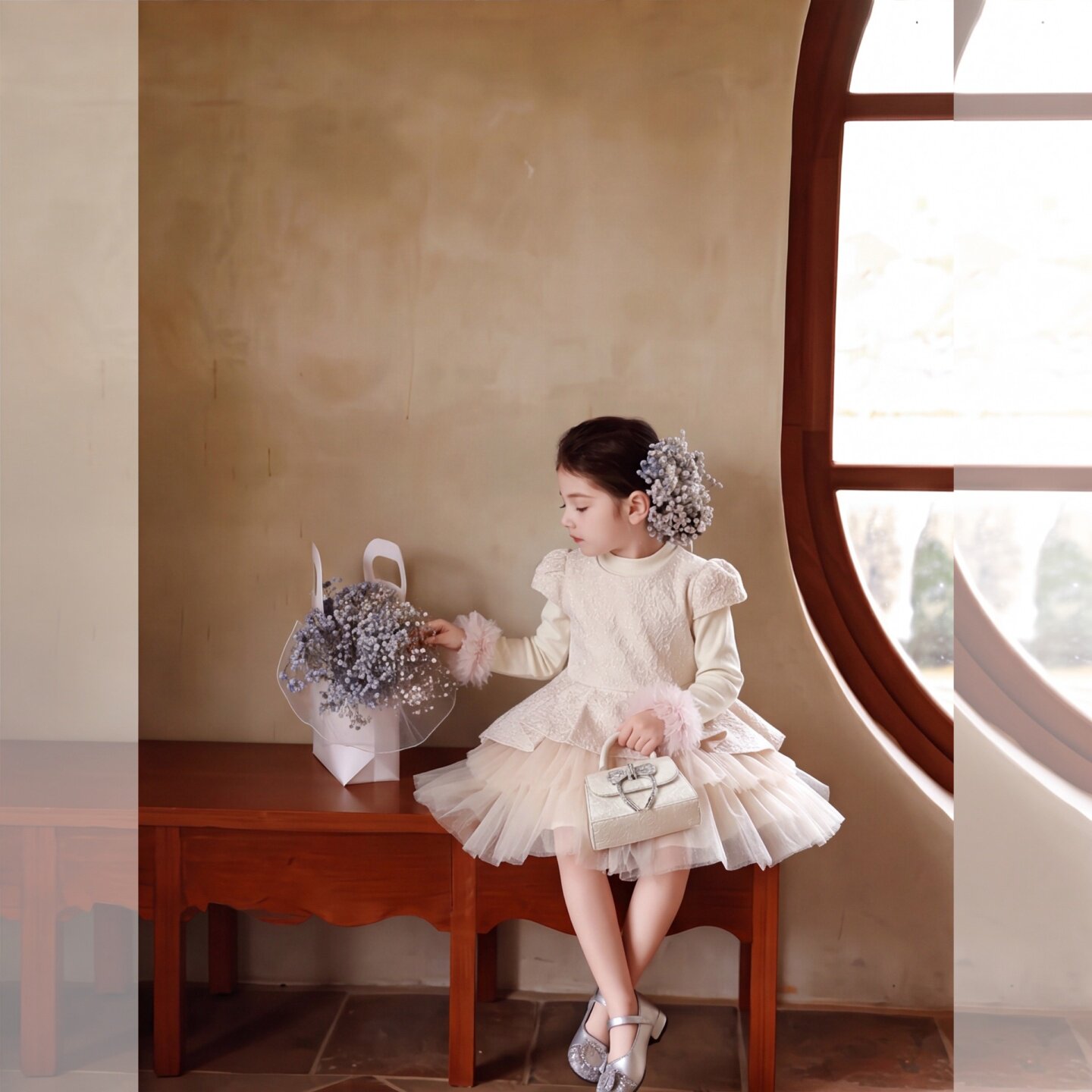 女童公主裙秋季2026新款女洋气秋