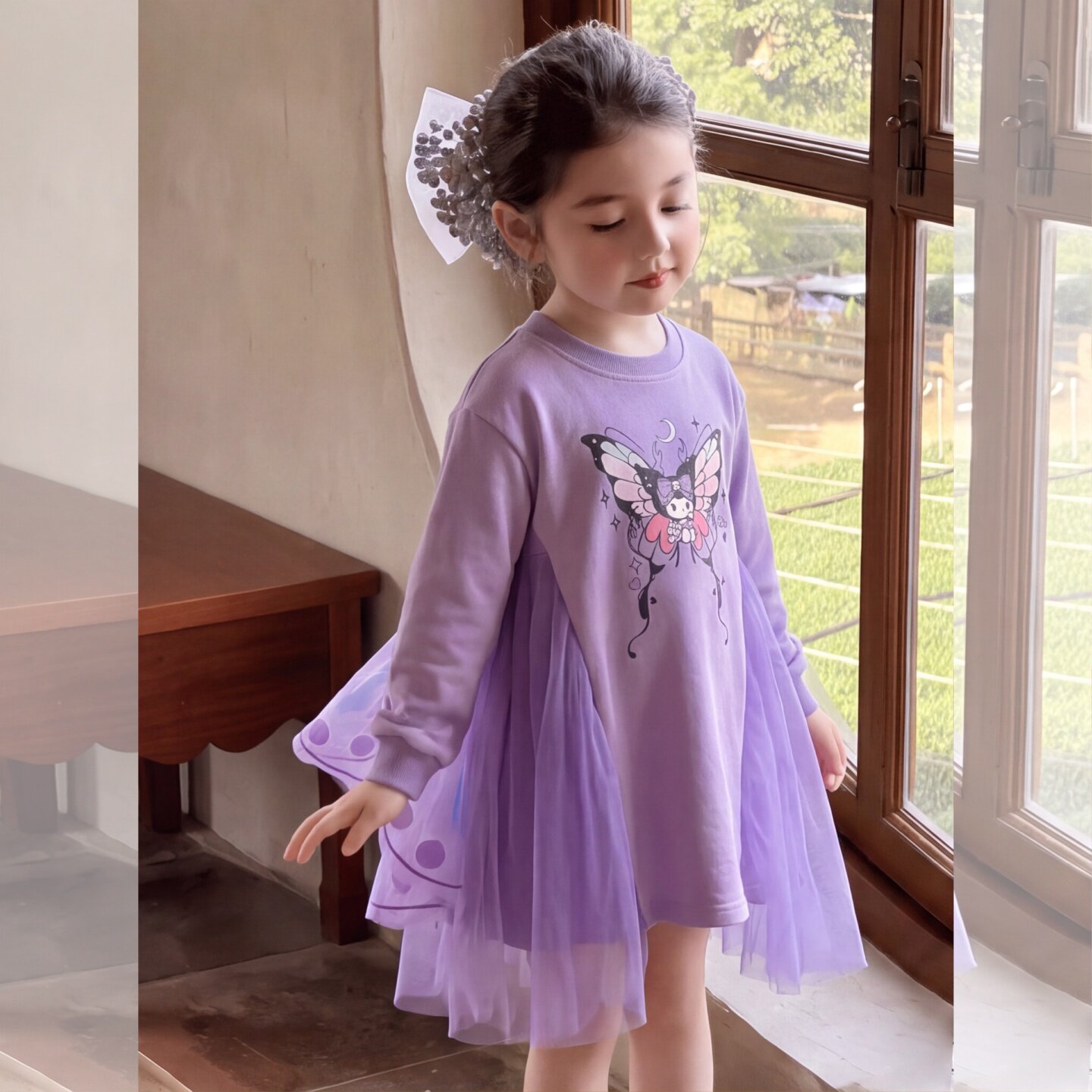 女童秋装连衣裙2026新款库洛米童