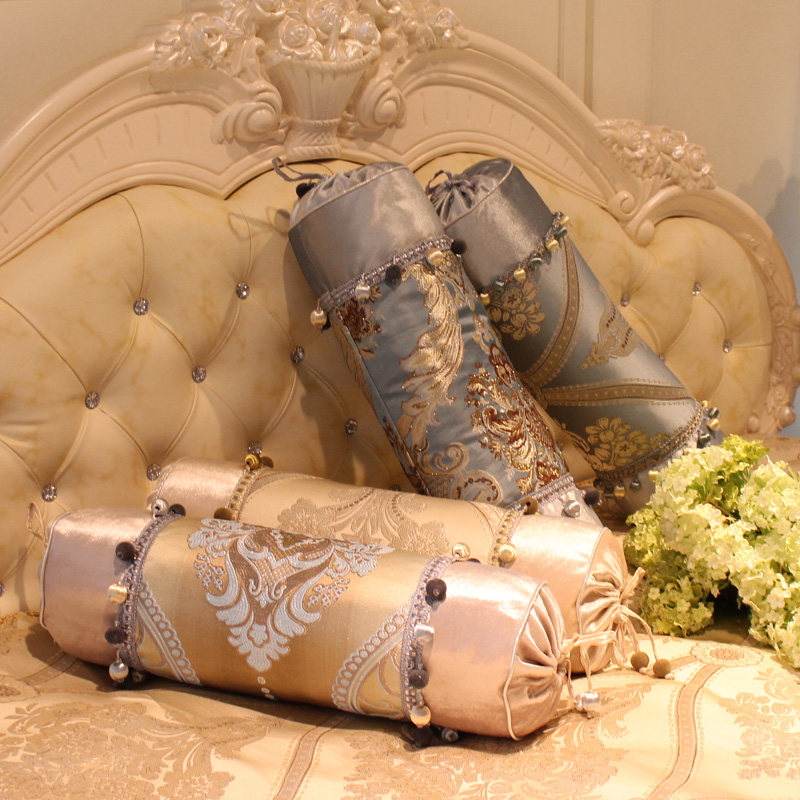欧式多功能糖果枕沙发抱枕 加大时D尚民族风圆柱形靠垫含芯可订制