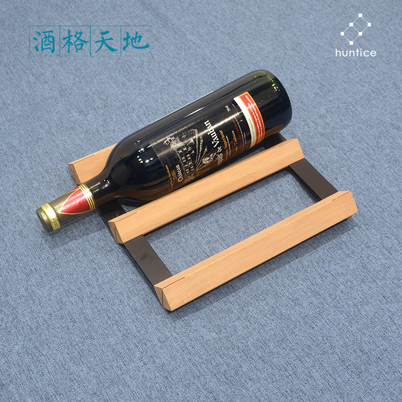 红酒架摆件葡萄酒架酒瓶架酒柜展示架实木家用装饰欧式Y瓶子收纳