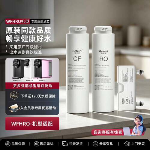 格菲尼适配西屋净水器滤芯WFHRO-H1H2/H/H4/H5/H6/H7FPPC活性炭