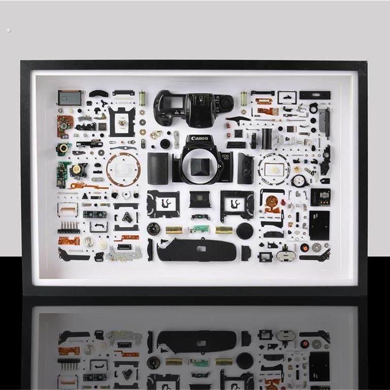 手机相机拆解相框模型画框标本拆机收藏展示立体装裱中空立体相框