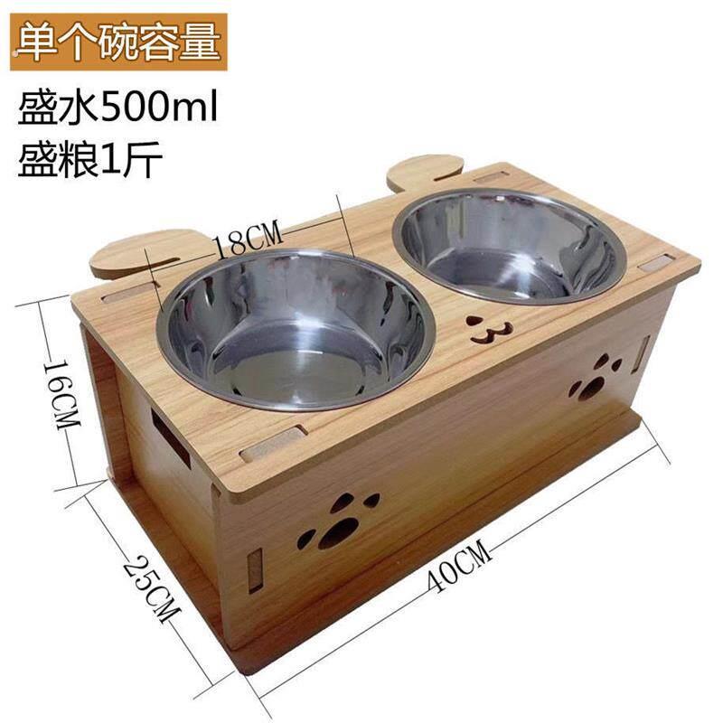 边牧狗碗宠物狗饭盆狗盆柯基泰迪边牧狗粮盆中型犬狗碗不锈钢狗碗
