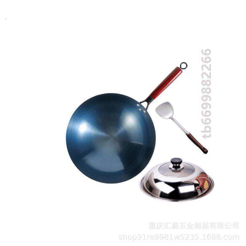 轻便炒锅铁锅商用家庭用的炒菜铁锅厨房灶台小炒大号铁锅老式铁锅