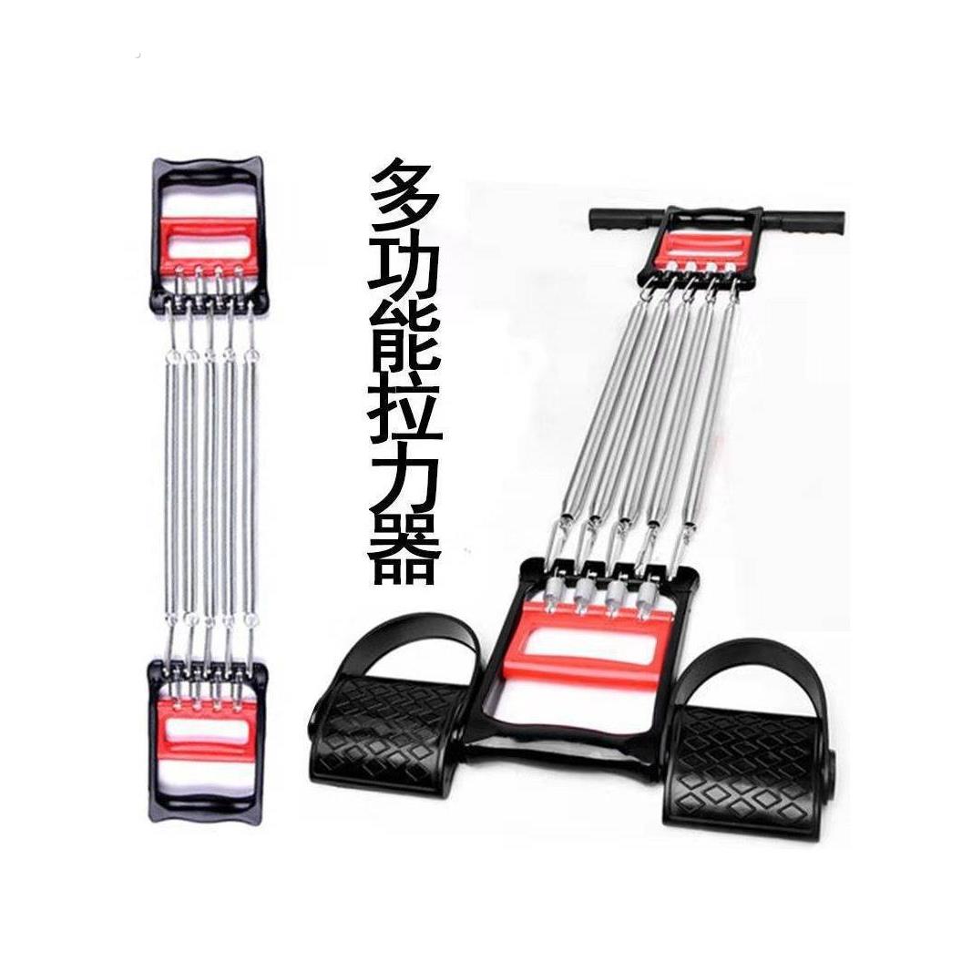 三用弹簧拉力器拉力绳便携式家用健身器材臂力棒练手力气