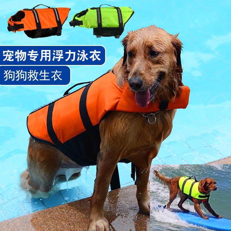 狗狗救生衣宠物泳衣大中小型犬浮力背心宠物夏季游泳防溺水安全衣