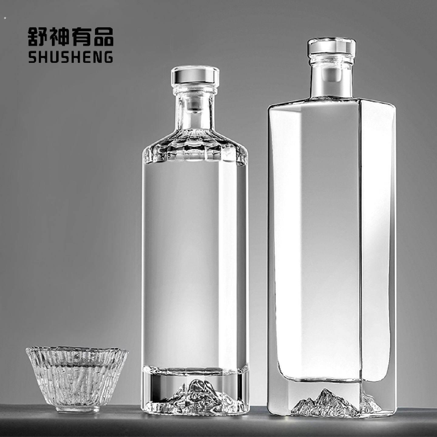 泡酒玻璃瓶专用酒瓶容器高档白酒自酿分装空瓶青梅酒密封玻璃瓶子
