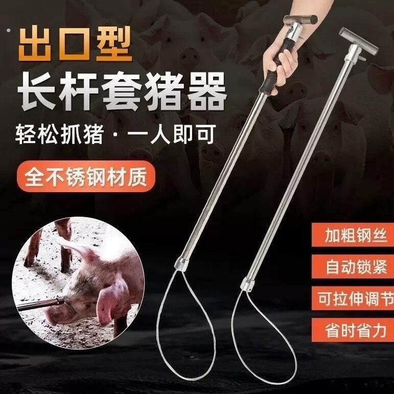 一拉即锁不锈钢套猪器坚固耐用承重力强猪栏加厚猪用新款专用