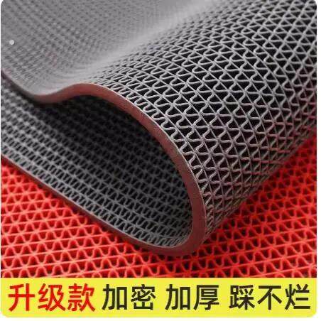 三轮车车厢垫汽车脚垫自己裁剪防滑地板垫塑料铺地浴室地毯镂空