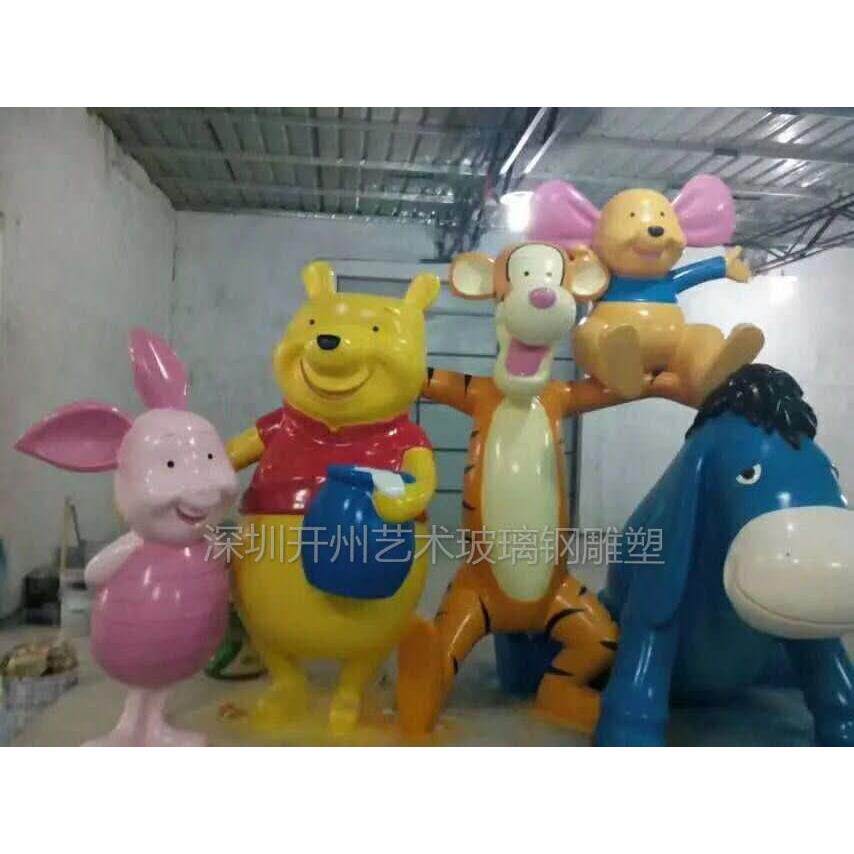 玻璃钢雕塑狗公仔落地美陈摆件景观园林大型树脂动物大型厂家出售