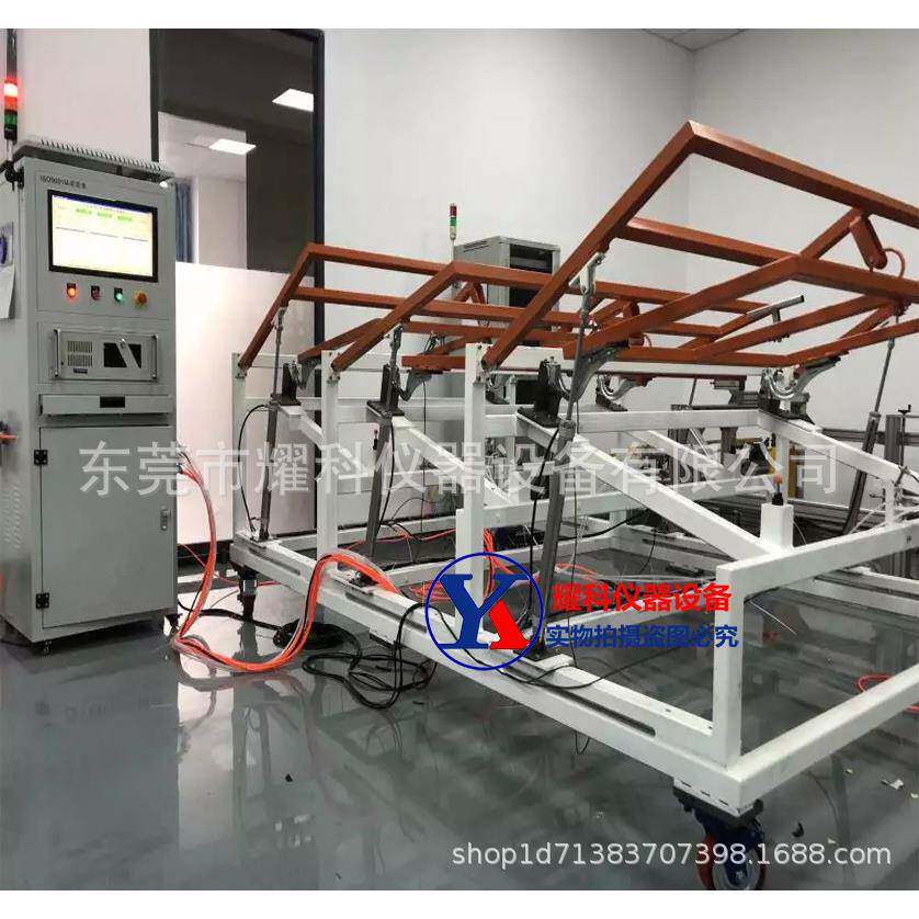 汽车引擎盖开合铰链试验机轿车门锁门钗链耐久试验台后尾盖试验机