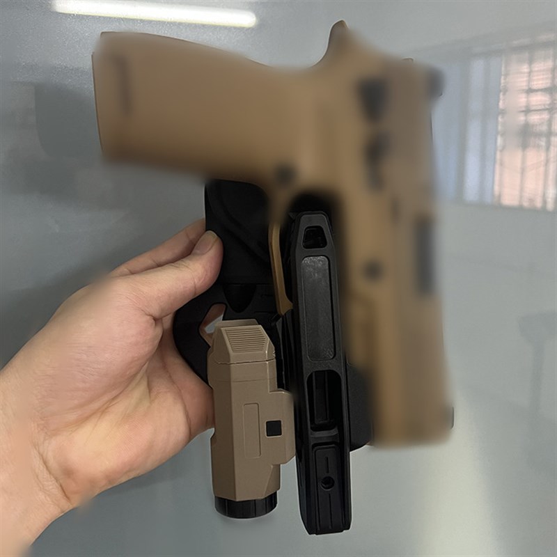G17带b灯下挂战术快拔套N1枪套G19 LB2011 VP9 P320 M17沙鹰图191
