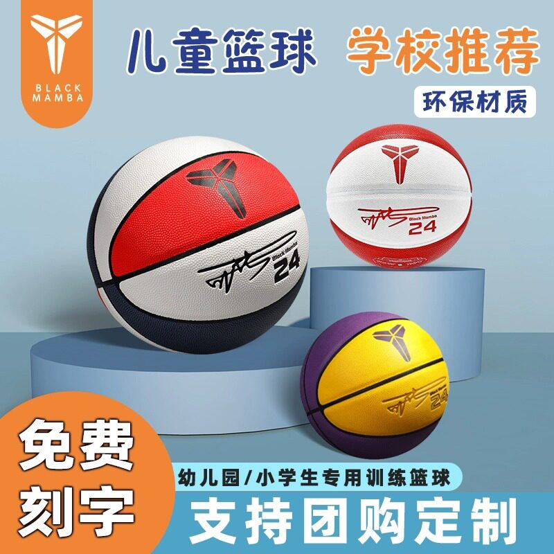 儿童篮球幼c儿园4号5号6号7号青少年初学者小学生室外训练耐磨蓝