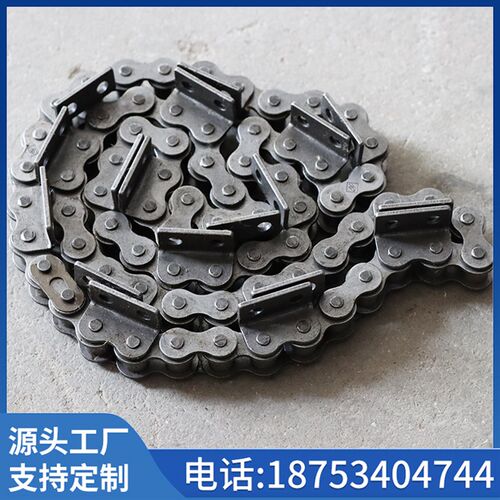 304不锈钢工业传动链条异型双节距z滚子链条3/4分08B12A大节距链