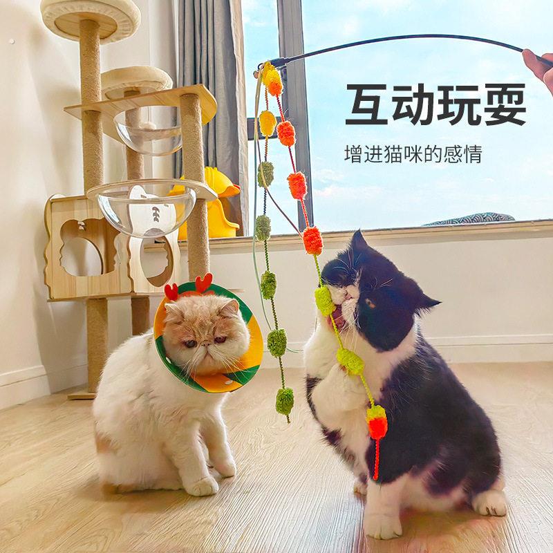 流苏逗猫棒高颜值逗猫仙女棒猫咪自嗨解闷神器长杆耐咬小猫幼猫用