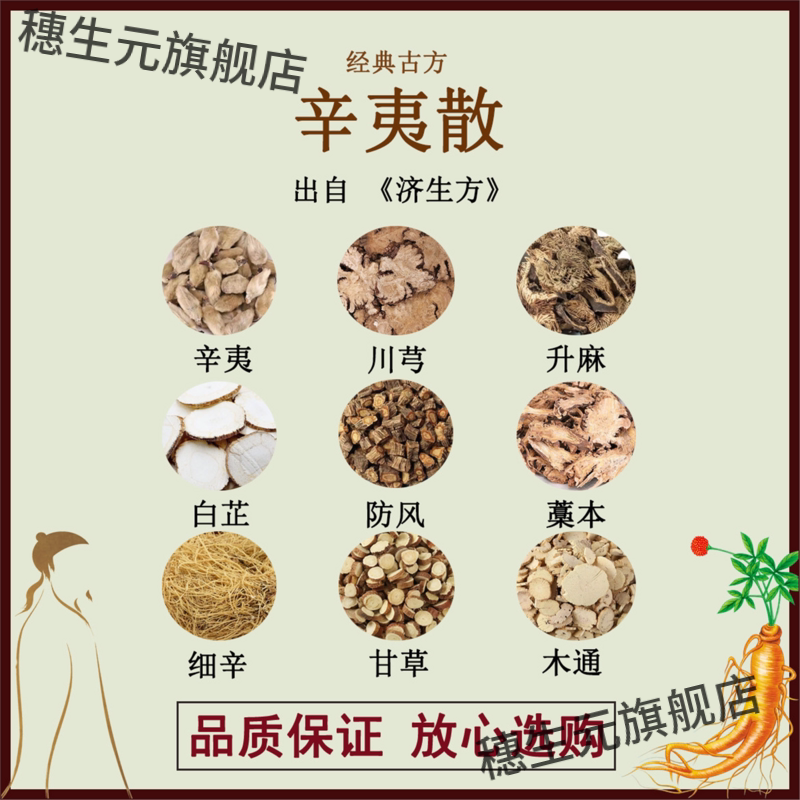 辛夷散川芎升麻白芷防风藁