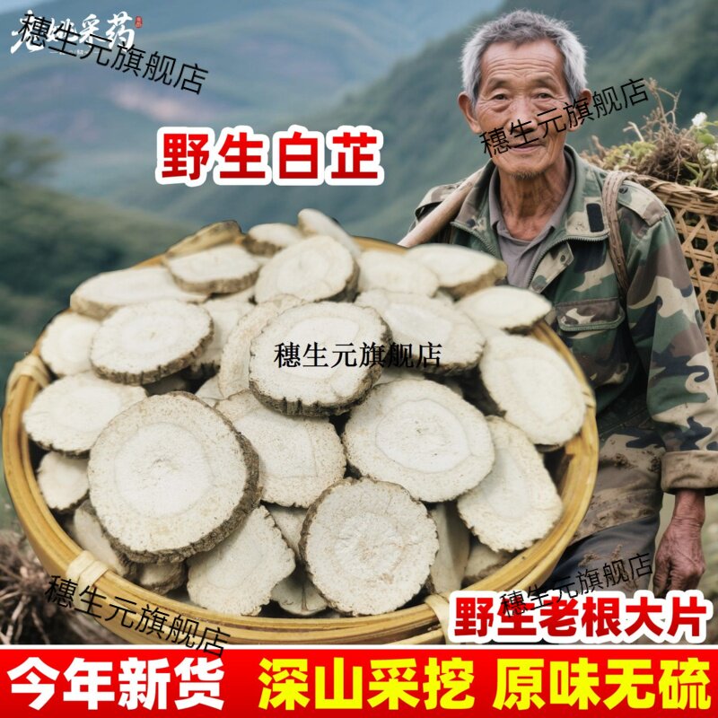 白芷材500g无硫香料术茯苓