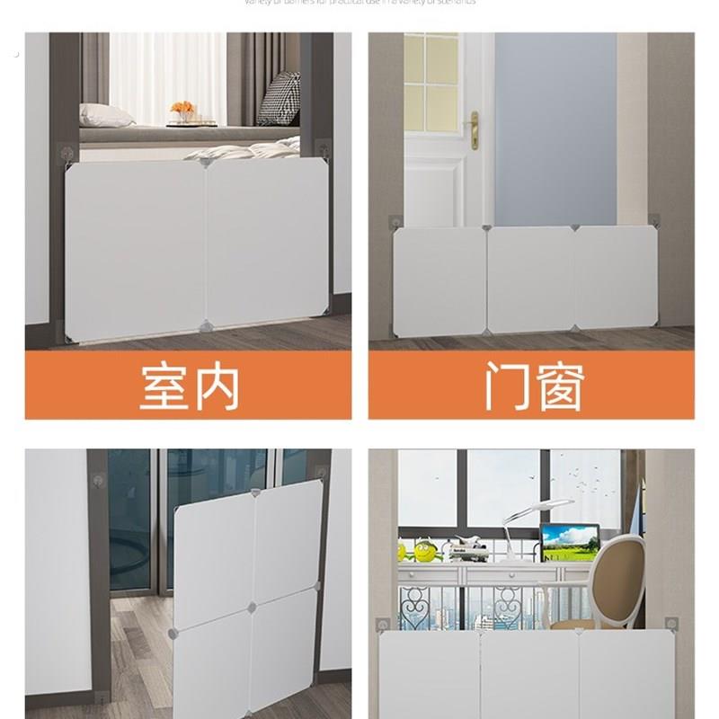 宠物围栏狗挡板防猫咪门栏杆网隔离门口栅段护栏室内阳台养猫隔断