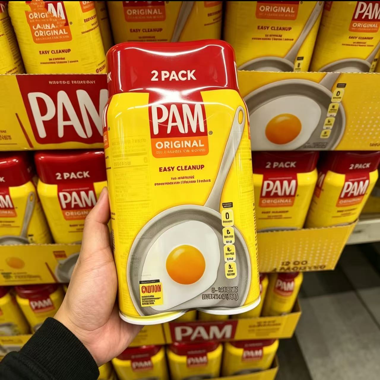 美国PAM帕玛喷雾喷油不粘锅喷锅油健身控脂零卡食用油340G