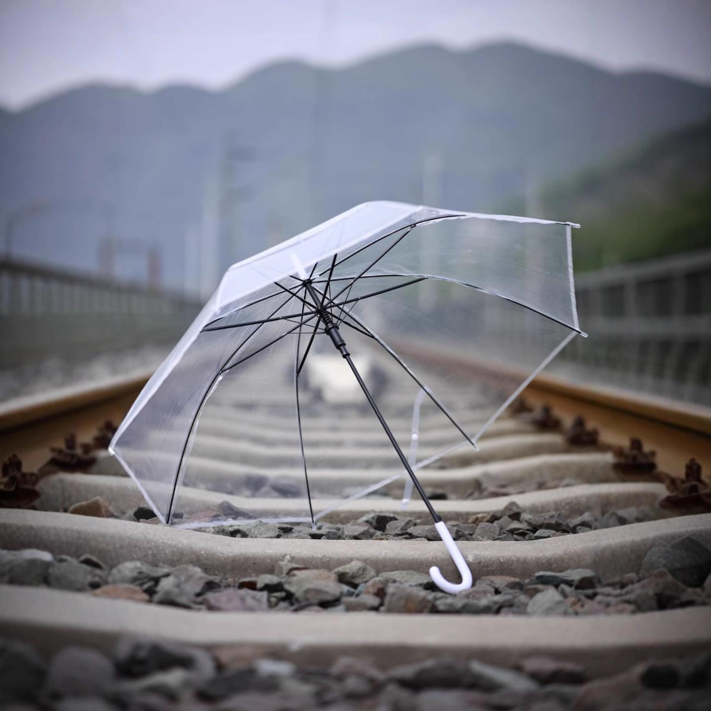 一次性透明雨伞太阳家用加厚