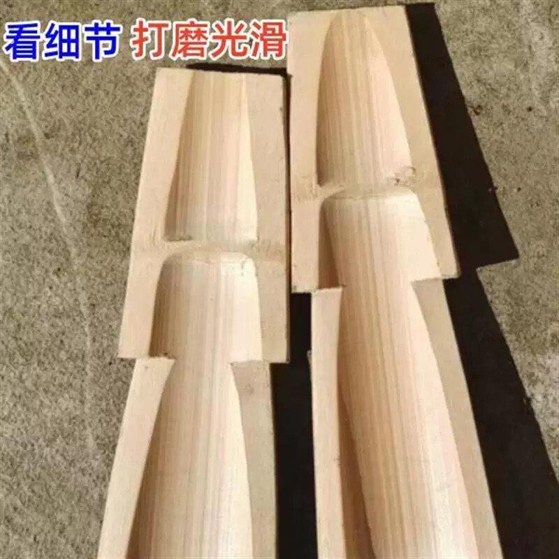 加厚老楠竹扁担农用挑水新款扁担老式担子双钩子家用厚手工竹子