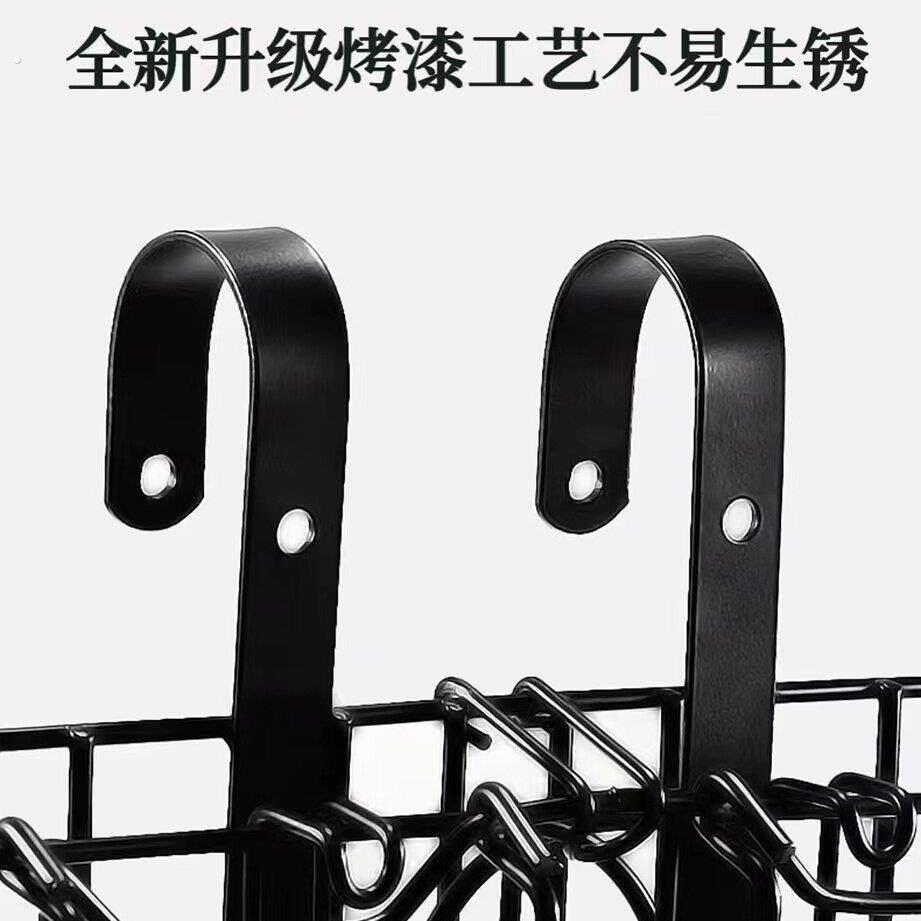 自行车车筐前后通用挂钩式折叠车筐加大登山车后座车筐自行车前框