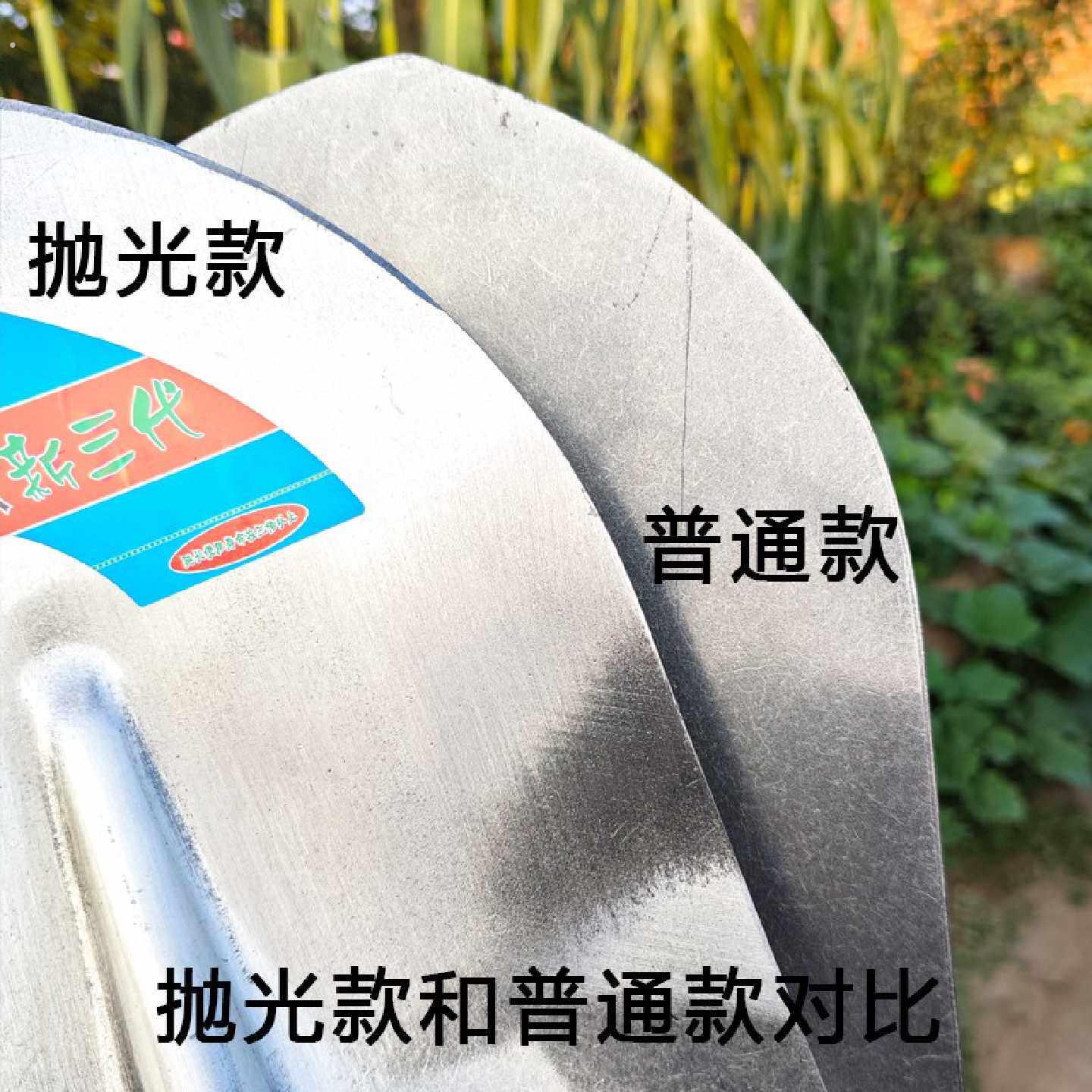 尖锹挖土尖铲锰钢锹农用铁锹铁杴铁铲尖头挖树工具圆头铁锹