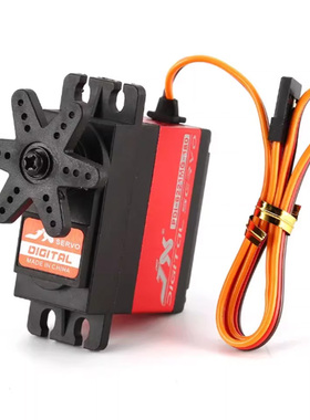 JX PDI-6221MG 标准金属齿数字大扭力20KG攀爬飞机伺服舵机机器人