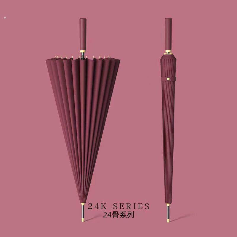 德国72骨自动长柄雨伞男士商务加固抗风直杆伞女简约大号暴雨家用