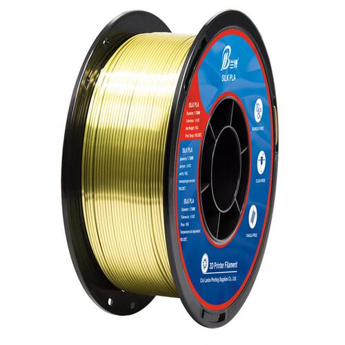 甄选3D打印耗材 PLA丝绸耗材 1.75mm Silk 1KG 3D打印机耗材整齐