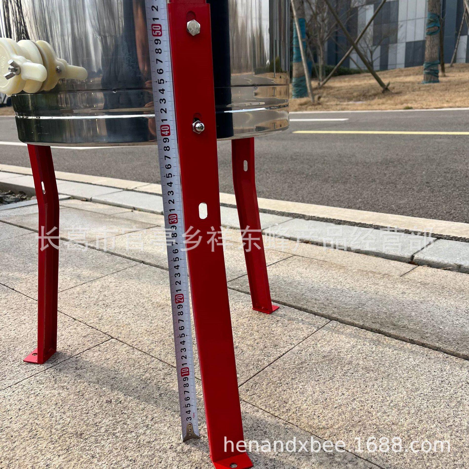 甄选现货供应手动3框支架不锈钢摇蜜机带流蜜口两框封闭齿商用