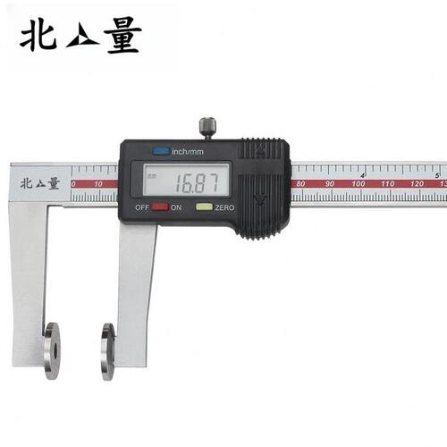 甄选正品北量碟量面数显卡尺0-150-200mm 平面卡规 盘头数显游标