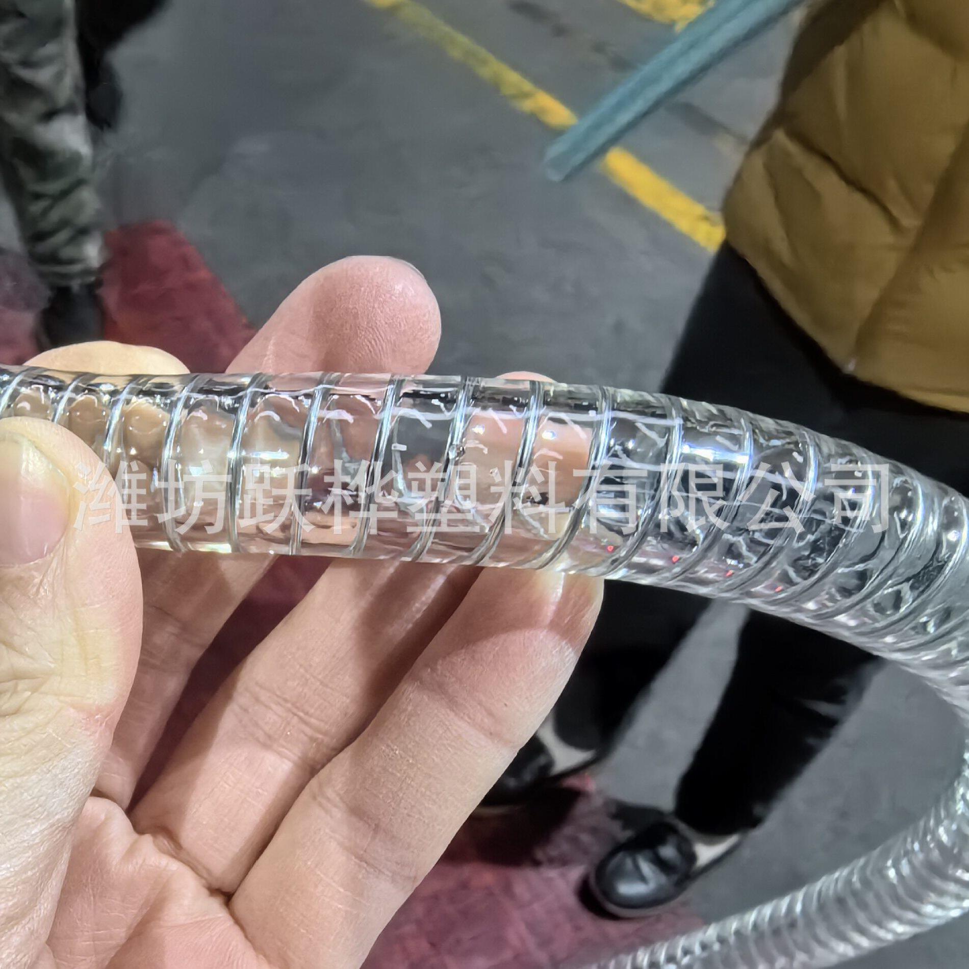 甄选厂家PVC透明钢丝强软管 12mm加厚水泵油管耐温耐油防冻抽水管