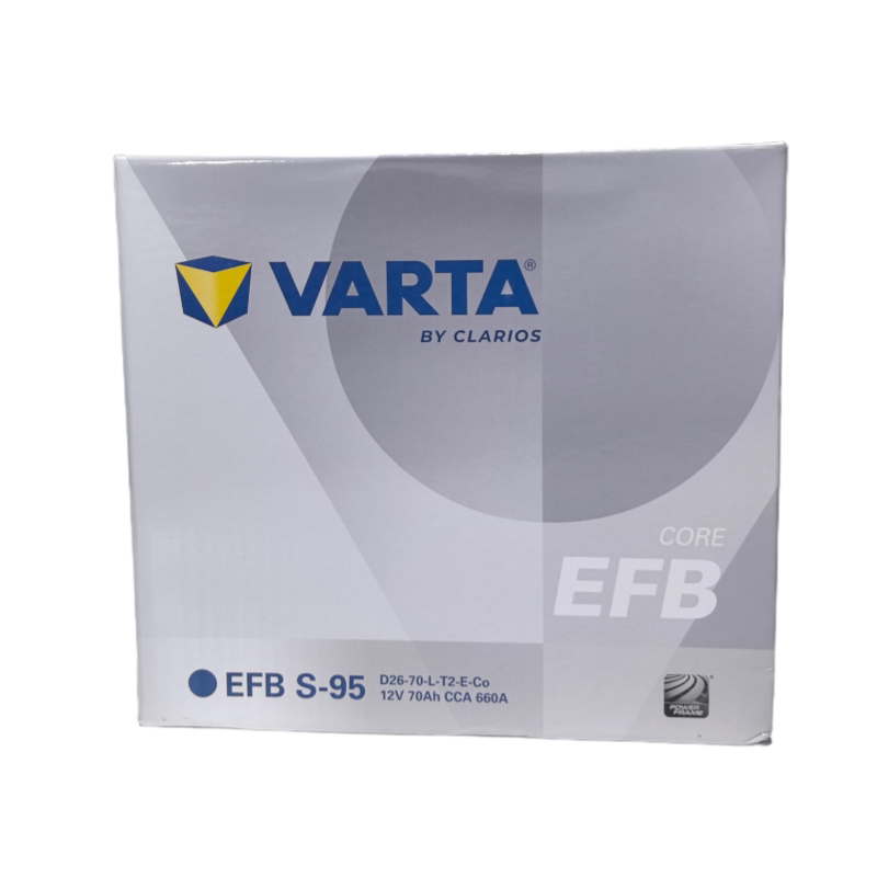 瓦尔塔圆标EFB-S95启停汽车电池
