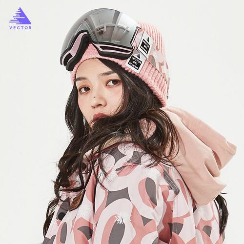 甄选VECTOR滑雪眼镜近视防雾双层女户外滑雪装备双板滑雪镜护目镜
