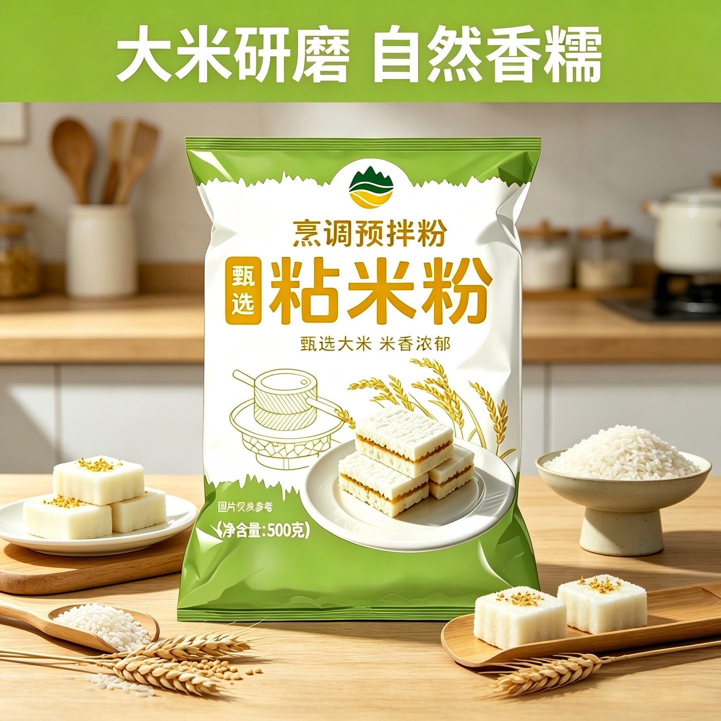 粘米粉大米肠粉自制米糕专用发糕粉淀粉冰皮月饼青团松糕米粉家用