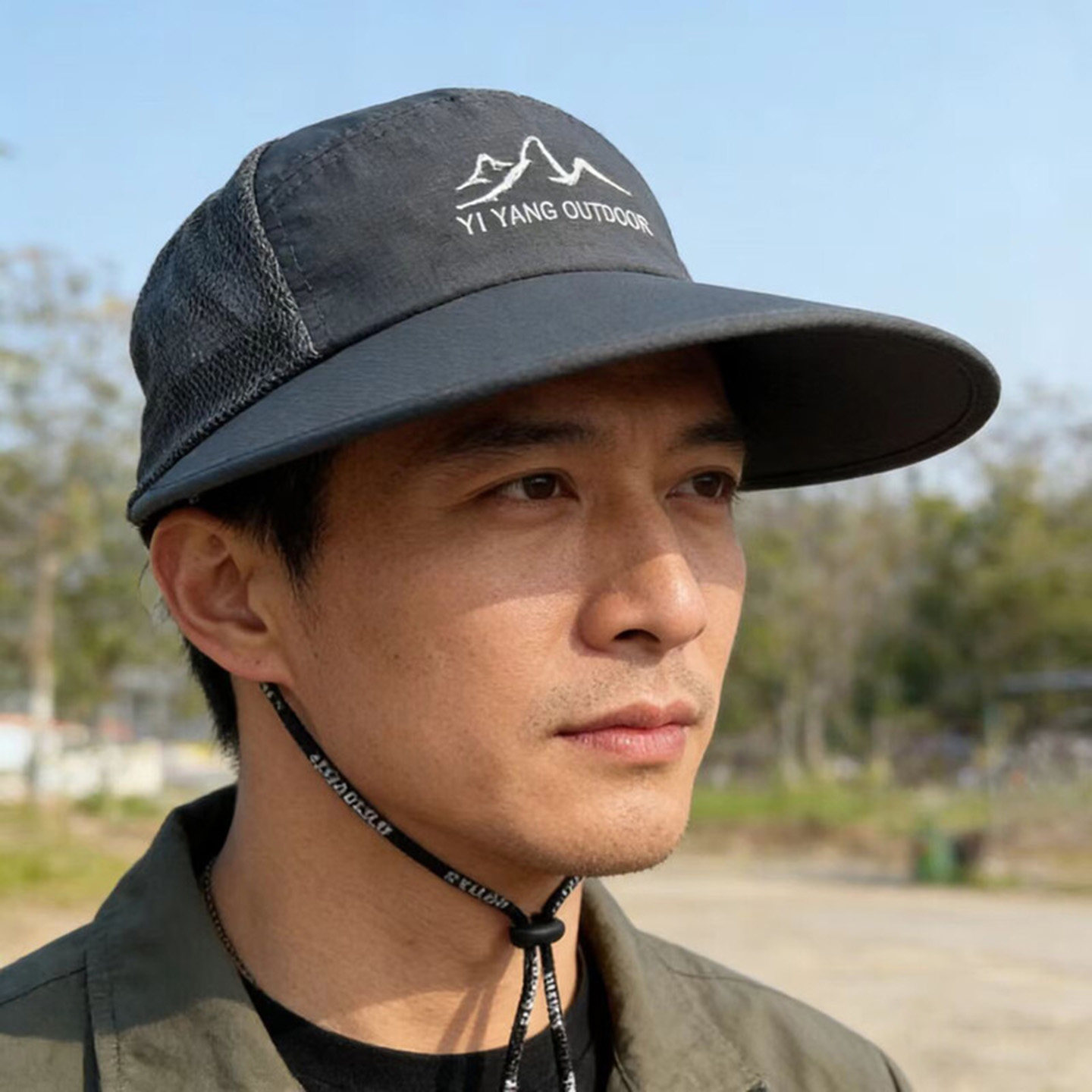 奔青春防晒遮阳大檐帽子
