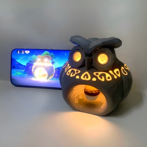 眠枭庇护所小夜灯洛克王国3d打印