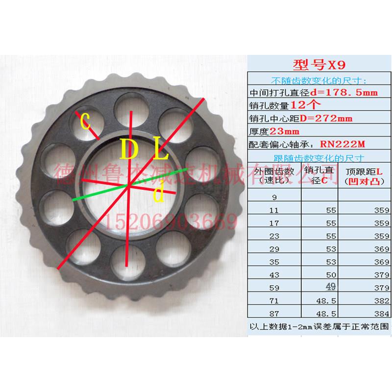 摆线针轮减速机专用配件摆盘摆线轮齿轮片大齿盘减速器摆片天津X5图片